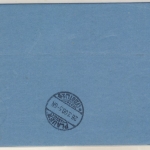 DR - Neumark (Sachs.) 1900, Post-Zustellurkunde n. Plauen