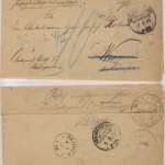 DR - Heiligenstadt (Eichsfeld) 1885 KOS portopfl. Dienstbrief Nachporto n.