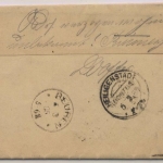 DR - Heiligenstadt (Eichsfeld) 1885 KOS portopfl. Dienstbrief Nachporto n.