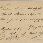 DR - Nerchau 1876, K1 a. 5 Pfg. GA-Karte n. Dresden