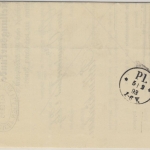 DR - Rothenkirchen 1893, K1 a. Post-Zustellurkunde n. Plauen