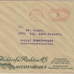 DR - Geestemünde 2 - 1924, 3 Pfg. Gebühren-Freistpl., illustr. Drucksachenbf.