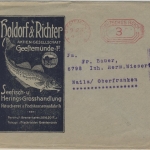 DR - Geestemünde 2 - 1924, 3 Pfg. Gebühren-Freistpl., illustr. Drucksachenbf.