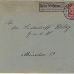 DR - Norderfrischenmoor über Brake (Oldenburg), Landpoststellen-Ra2 a. Brief