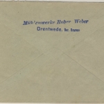 All.Bes. - Gebühr bezahlt, viol. L1 a. Brief Drentwede (Bz. Bremen) 31.8.45