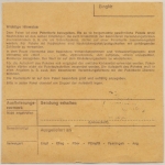 BRD - 2x110 Pfg. Heinemann, Paketkarte Posthausen b. Bremen - Bockhorn 1973