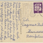 Seckenhausen - Merhbild-sw-Fotokarte/Gemischtwaren, Schule, Dorfstraße, Ehrenmal