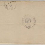 DR - Tondern 1878, K2 a. Brief n. St. Avold - ohne Inhalt - Ort heute Dänemark !