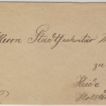 DR - 10 Pfg. Druckzufall/Plattenfehler, Brief K1 Schleswig 2 - Heide 1885