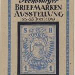All.Bes. - Flensburger Briefmarken-Ausstellung 1947, Sonderkarte m. SST