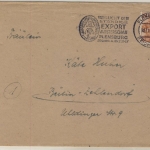 Kontrollrat - Flensburg 3 Reichspost, "Export-Musterschau ...Okt 1947", Brief n.