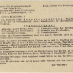 Kontrollrat - 12 Pfg. Leipziger Herbstmesse, Drucksache Kiel - Eckernförde 1948