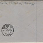 England/BRD - Unfrankierter Brief/Nachporto Cambridge - Kiel-Friedrichsort 1949