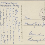 BRD - (24b) Hohwacht über Lütjensburg, tagesstpl. a. Karte n. München 1955