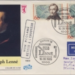 Berlin - 3x60 Pfg. Lenne, Lupo-Schmuck-FDC n. St. Pierre & Miquelon (!) 1989