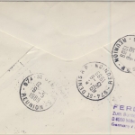 Berlin - 2x80 Pfg. Jugend (Zirkus) Bogenecke, Lupo-Schmuck-FDC n. REUNION (!)