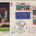 Berlin - 3x60 Pfg. Jugend (Zirkus), Lupo-Schmuck-FDC n. St. Pierre & Miquelon