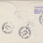 Berlin - 100 Pfg. Jugend (Zirkus), Bogenecke, Lupo-Schmuck-FDC n. FINNLAND 1989