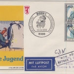 Berlin - 2x80 Pfg. Jugend/Max&Moritz, Lupo-Schmuck-FDC n. St. Pierre & Miquellon