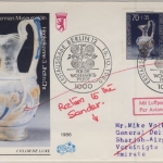 Berlin - 2x70 Pfg. Wohlfahrt/Gläser, Lupo-Schmuck-FDC n. VAR (!!) 1986