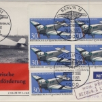 BRD - 5x30 Pfg. Hist. Luftpostbeförderung, Lupo-Schmuck-FDC n. St. Pierre &