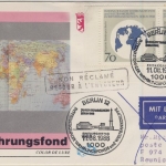 Berlin - 2x70 Pfg. Int. Währungsfond, Lupo-Schmuck-FDC n. REUNION 1988