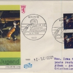 Berlin - 2x50 Pfg. Jugend musiziert, Schmuck-FDC n. GRIECHENLAND 1988