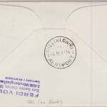 Berlin - 2x50 Pfg. 750 J. Berlin, MEF ex Block, Schmuck-FDC n. GRIECHENLAND 1987
