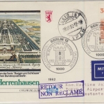 Berlin - 300 Pfg. B&S (Bogenecke), Lupo-Schmuck-FDC n. JAPAN, ESST Berlin 1982