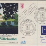 Berlin - 80 Pfg. B&S (Bogenecke), Lupo-Schmuck-FDC + ESSTn. GUADALOUPE 1982