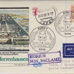 Berlin - 300 Pfg. B&S (Bogenmarke), Lupo-Schmuck-FDC n. JAPAN, ESST Bonn 1982