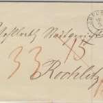 Preussen/Sachsen - Erfurt 15.3.(1848), K2 a. Brief n. Rochlitz - mit Inhalt