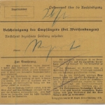 Bayern - 3x25 Pfg. Staatswappen, Paketkarte Schallodenbach - Kaiserslautern 1920