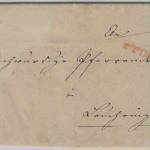 Baden - Stühlingen (Untermettingen) roter L1 Dienstbrief n. Lauchingen