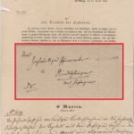 Baden - Löffingen (1849), L1 a. gedr. Schreiben d. Ordinariats n. Hüfingen