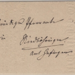 Baden - Löffingen (1849), L1 a. gedr. Schreiben d. Ordinariats n. Hüfingen