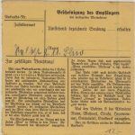 DR - Regensburg 1, 1943 - 45 Pfg. Registrierkassen-Stpl., Paketkarte n.