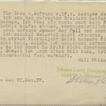 DR - Bahnpost Weiden-Eslarn, Zug 48 a. Firmenkarte Lohma - Selb 1937