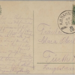 Bayern - Bahnpost Ebermannstadt-III-Forchheim, Karte Neumühle - Fürth 1908