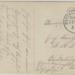 DR - Bahnpost Werdau-Mehrteuer, Zug 2242, Soldatenkarte n. Sonderburg 1911