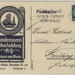 DR - "Kämpft mit gegen Hunger und Kälte", Masch.werbestpl. a. illustr. Firmen-