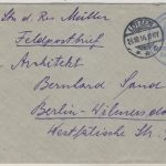 DR - Kgl. Preuss. Festungs-Telegraphen-Bau-Kompagnie Nr. 6 Feldpostbrief 1914