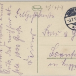 DR - Darkehmen, zerstörte Insterburgerstraße - sw-AK/Feldpost n. Barntrup 1915
