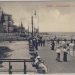 DR - Cranz, Uferpromenade u. Corso, sw-Ansicht, gelaufen n. Bad Lauterburg 1908