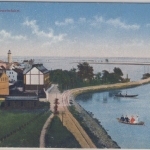 DR - Pillau Ostpreussen, Hafeneinfahrt - Farbansicht, ungelaufen ca. 1910