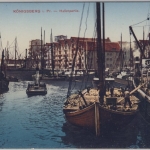 DR - Königsberg Ostpreussen Hafenpartie - Farbansicht ca. 1910 - ungelaufen