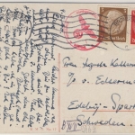 Pommern - Graudenz Gesamtansicht Farb-AK gelaufen v. Bromberg n. SCHWEDEN 1940