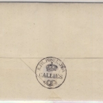 NDP - Callies (1868) Ra2 Postsache n. Coelsin - Inhalt: Dienstantrittsanzeige
