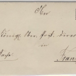 Preussen - Vietz (1860), Ra2 a. Postsache n. Frankfurt/Oder - mit Inhalt: