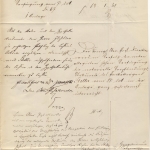 Preussen - Vietz (1861), Ra2 a. Postsache n. Frankfurt/Oder - mit Inhalt: